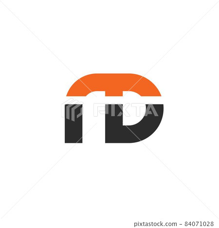 nd or Md  Letter  vector  icon  Template  Illustration design 84071028