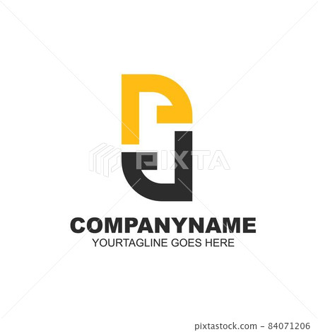 dp letter or s letter  icon illustration vector design template 84071206