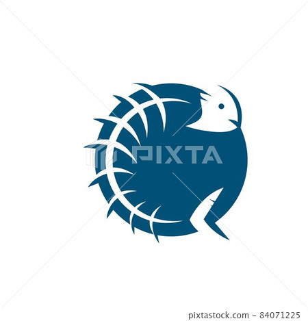 fish bone icon vector illustration design template fish bone icon vector illustration design template 84071225