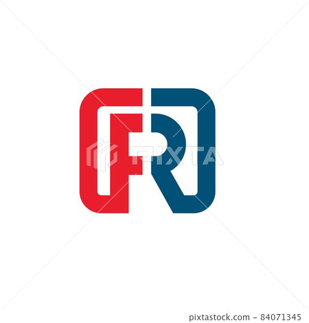 R or FR letter icon business vector design concept R or FR letter icon business vector design concept 84071345