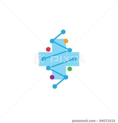 DNA illustration vector DNA illustration vector 84072818