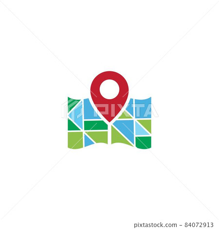 Location point sign and symbol 84072913