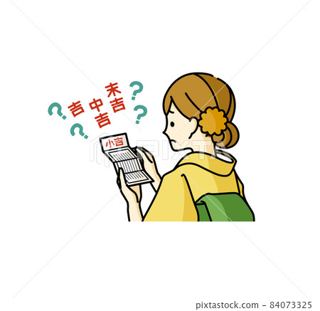 A woman who does not know the order of the fortune of the fortune 84073325