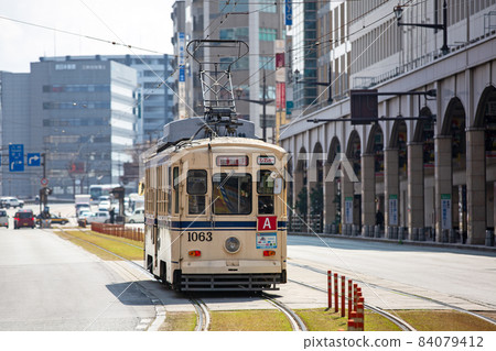 Tram-Kumamoto City Transportation Bureau (Kumamoto City Tram) 09 1060 type 1063 Tram-Kumamoto City Transportation Bureau (Kumamoto City Tram) 09 1060 type 1063 84079412