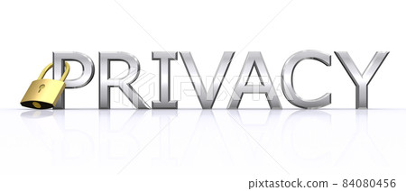 PRIVACY characters guarded by padlock, privacy security image PRIVACY characters guarded by padlock, privacy security image 84080456