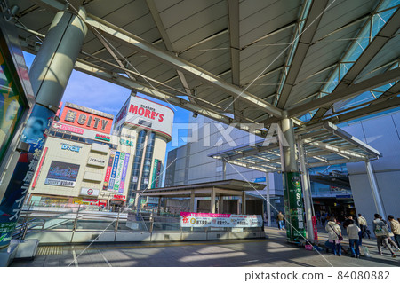 Looking toward Sagami-Ono Station (North Exit) from 3-chome Sagami-Ono, Minami-ku, Sagamihara City, Kanagawa Prefecture 84080882