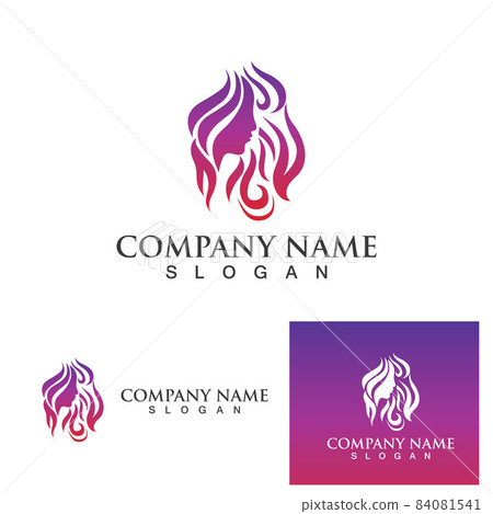 style haircut women's salon  icon vector illustration design 84081541