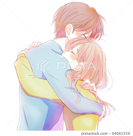 Cartoon Anime Illustration of Two Happy Handsome Men, Just Married Stock  Vector - Illustration of kawaii, human: 125134889