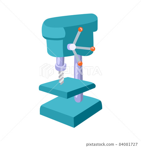 Drilling machine icon. Flat illustration of drilling machine vector icon Drilling machine icon. Flat illustration of drilling machine vector icon 84081727
