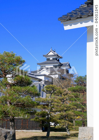 Autumn Komine Castle (Shirakawa City, Fukushima Prefecture) 84081845