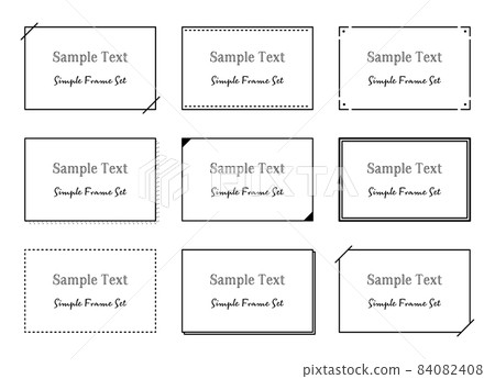Simple and easy-to-use square frame 2 84082408
