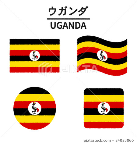 Uganda flag illustration 84083060