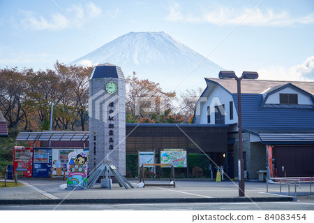 Mt. Fuji seen from Road Station Asagiri Kogen Mt. Fuji seen from Road Station Asagiri Kogen 84083454