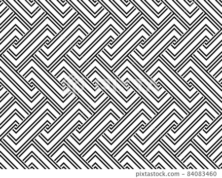 Abstract geometric pattern with stripes, lines. Seamless Abstract geometric pattern with stripes, lines. Seamless 84083460