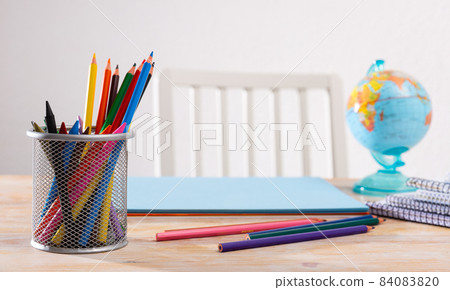 School supplies in home interior 84083820