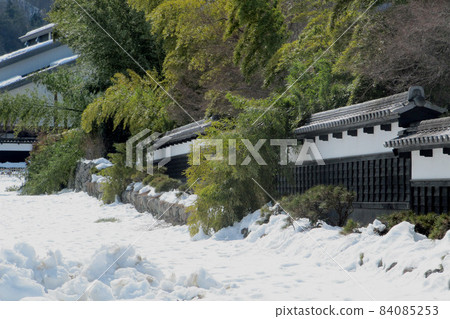 覆蓋雪道的竹子 / 群馬縣 Kanra 郡 Kanra 町小畑 覆蓋雪道的竹子 / 群馬縣 Kanra 郡 Kanra 町小畑 84085253