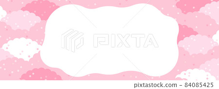 Cherry blossoms in full bloom banner template Cherry blossoms in full bloom banner template 84085425