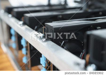 Computer processor with focus on metal detail of it Computer processor with focus on metal detail of it 84085902