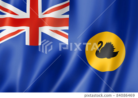 Western Australian state flag, Australia 84086469
