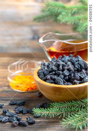 Ingredients for a Christmas cake. Ingredients for a Christmas cake. 84086591