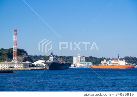 Port in Yokosuka City, Kanagawa Prefecture 84086919
