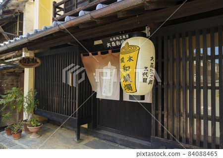 Townscape of Yokaichi / Gokoku district Omori Japanese candle shop 84088465
