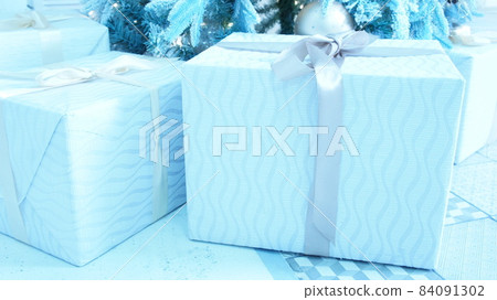 New Year's gifts under the tree, New Year Christmas 84091302