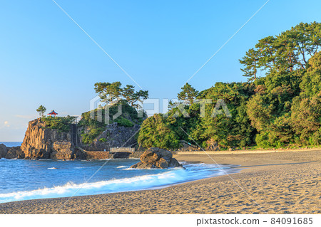 清晨 桂濱下龍津岬 高知縣高知市 84091685