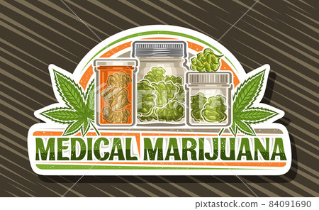 Vector logo for Medical Marijuana Vector logo for Medical Marijuana 84091690