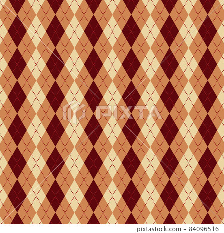 Argyle check pattern Christmas color 84096516