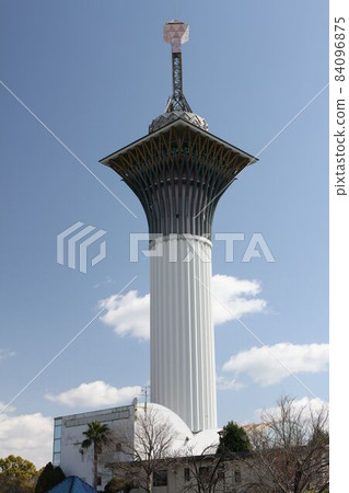"Observatory Tower" (closed) in Tsurumi Ryokuchi, Hana Expo Memorial Park 84096875