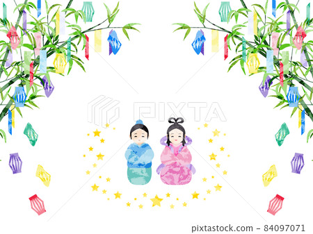 Tanabata Festival-Orihime, Hikoboshi, and Tanabata Ornament Tanabata Festival-Orihime, Hikoboshi, and Tanabata Ornament 84097071