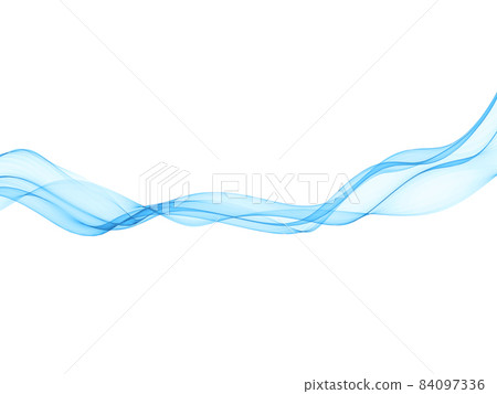 Rippling water surface-like lines - Stock Illustration [84097336] - PIXTA