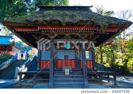 少林山拓馬寺觀音堂和紅葉 少林山拓馬寺觀音堂和紅葉 84097596