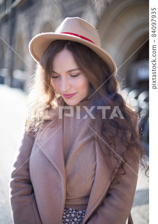 Romantic pretty woman portrait Romantic pretty woman portrait 84097935