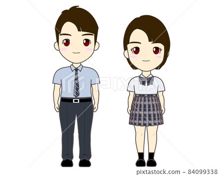 High school student summer clothes Fukuoka 84099338