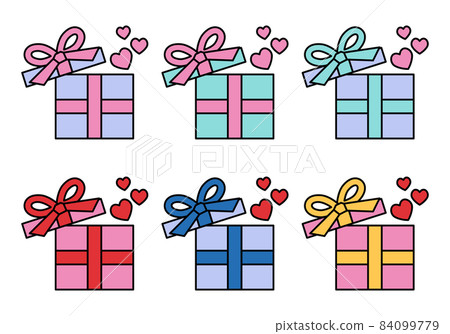 Present icon set 84099779