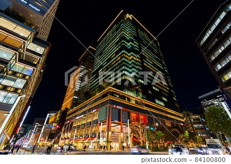 東京日本橋城市景觀 Koredo Muromachi Terrace 夜景 84100800