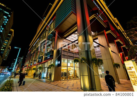 東京日本橋城市景觀 Koredo Muromachi Terrace 夜景 84100801