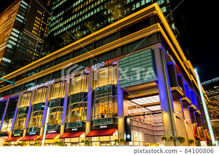 Cityscape of Nihonbashi, Tokyo Night view of Koredo Muromachi Terrace Cityscape of Nihonbashi, Tokyo Night view of Koredo Muromachi Terrace 84100806