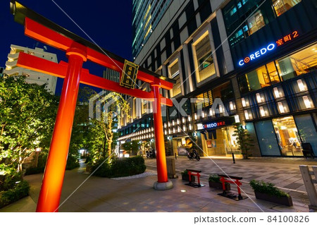 東京日本橋室町市容 Coredo 室町夜景 東京日本橋室町市容 Coredo 室町夜景 84100826