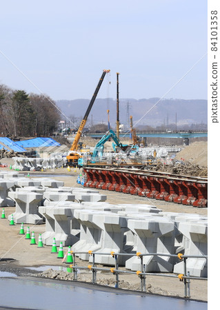 Typhoon No. 19 disaster recovery work Typhoon No. 19 disaster recovery work 84101358