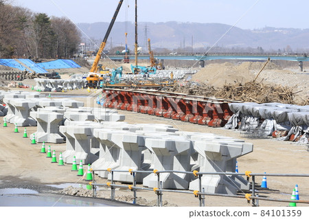Typhoon No. 19 disaster recovery work Typhoon No. 19 disaster recovery work 84101359