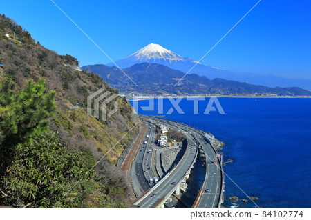 [靜岡縣] 從 Satta Pass 看到的富士山 84102774
