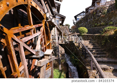 秋天的馬籠旅館（中山道） 84103374