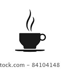 Cup coffee break glyph icon tea hot drink vector 84104148