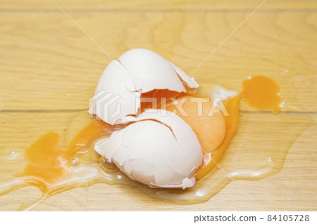 Dropped eggs on the floor 84105728