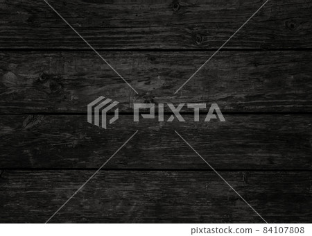 Black wood color texture horizontal for background. Surface light clean of table top view. Natural patterns for design art work and interior or exterior. Grunge old white wood board wall pattern. Black wood color texture horizontal for background. Surface light clean of table top view. Natural patterns for design art work and interior or exterior. Grunge old white wood board wall pattern. 84107808