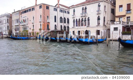 Landscape and gondola in Venice, Italy 84109000