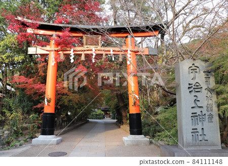 Ujigami Shrine World Heritage Torii, Uji City, Kyoto Prefecture 84111148